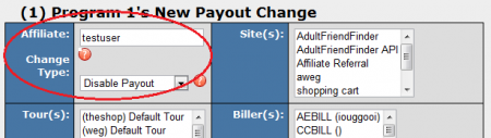 Disabling an In-House Account's Payouts